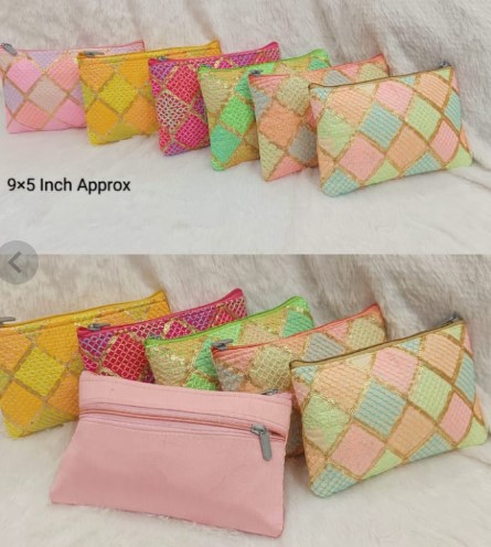 Embroidery Jewellery Pouch