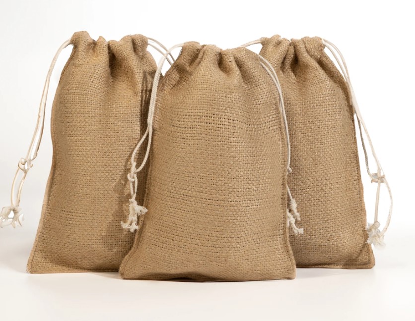 Jute Fabric Pouch